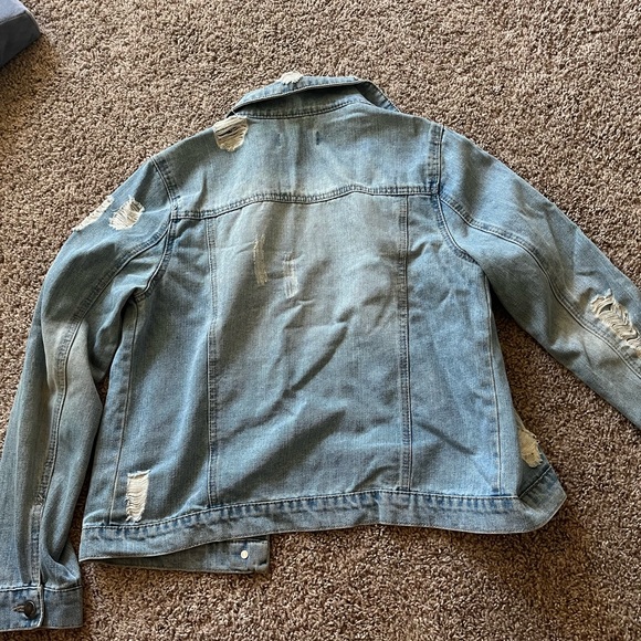 Distressed Jean Jacket - Picture 5 of 6